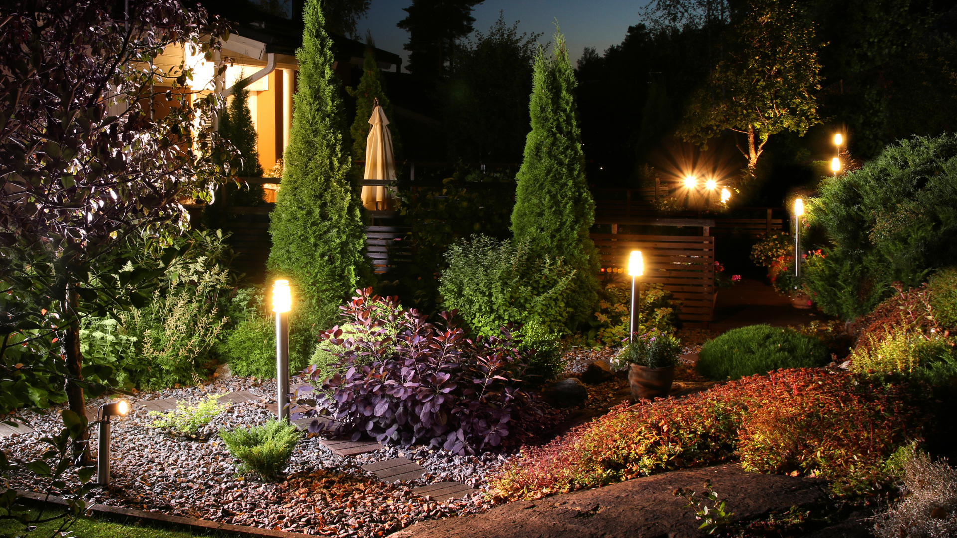 Fall Landscape Lighting Tips for Aesthetics and Safety Rainscapes